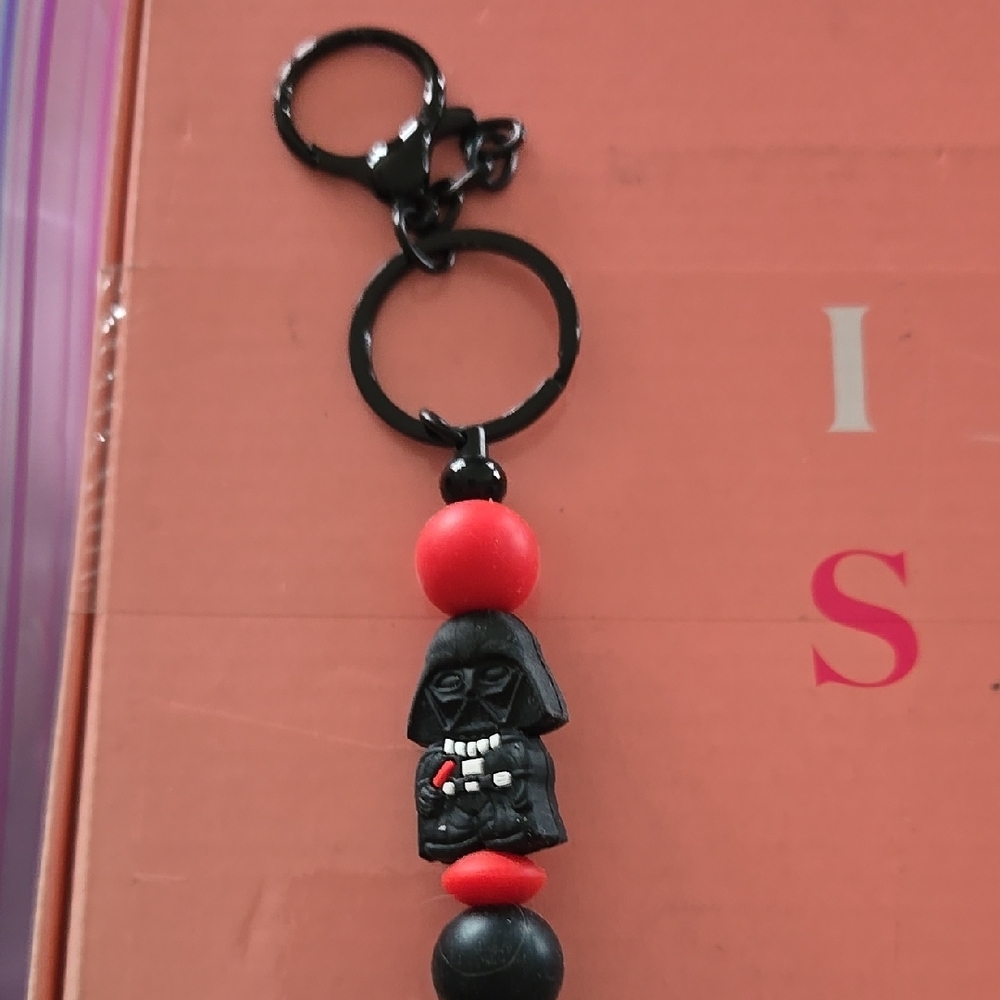Black and Red Starwars Keychain